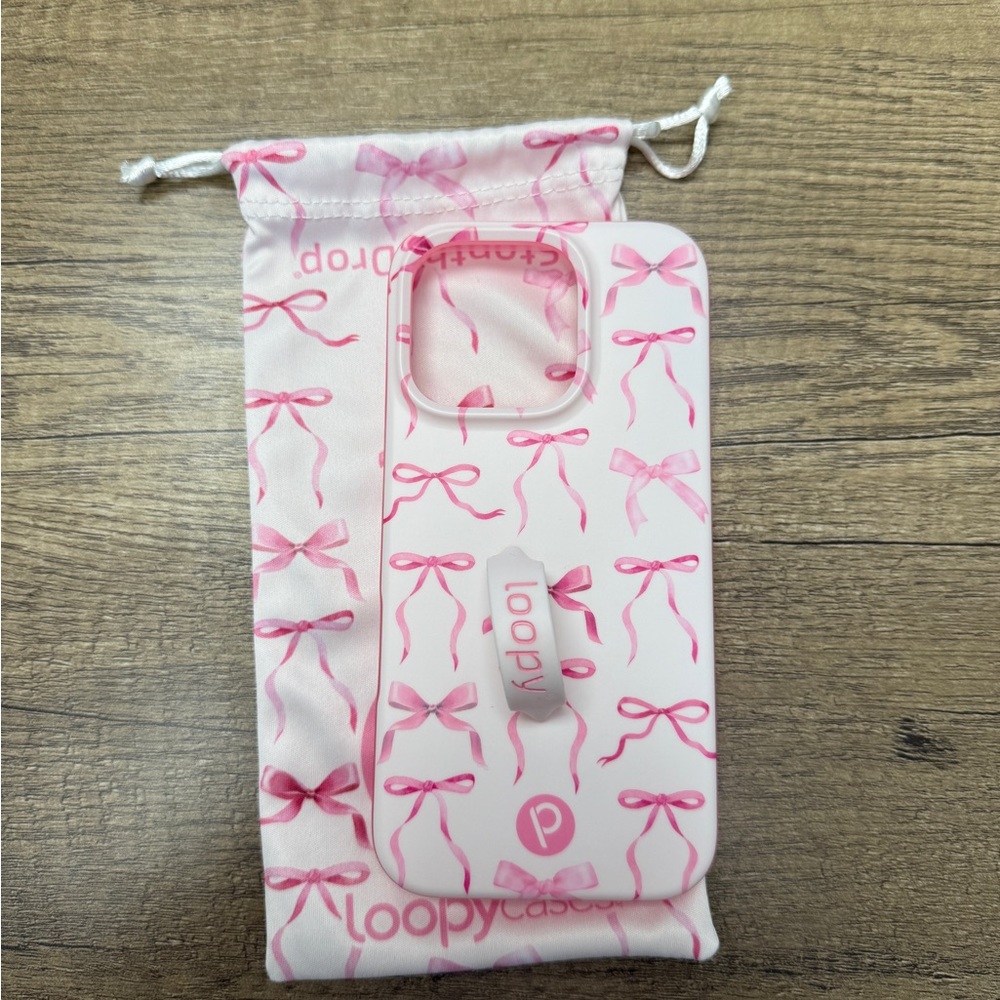 Loopy Pink Bow Phone Case🩷🎀
